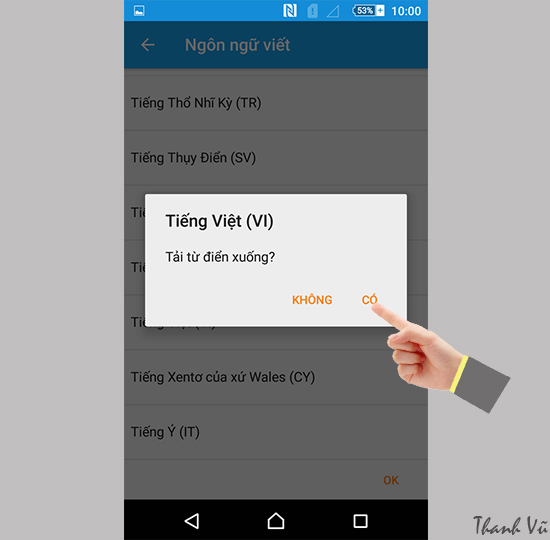 Go tieng viet tren Sony M5 Single Sim 6